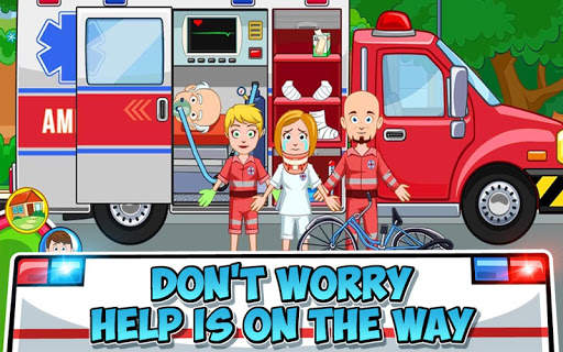 My Town : Fire station Rescue screenshot 2