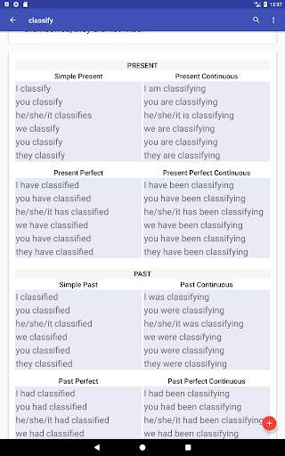 English Verbs screenshot 22