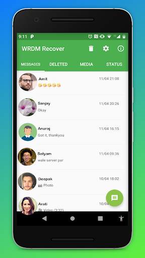 Recover Deleted Chats & Whats Messages App screenshot 2
