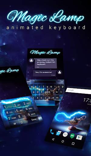 Magic Lamp Animated Keyboard   स्क्रीनशॉट 1