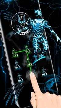 3D Marvel Hero Lock Screen Theme 3 تصوير الشاشة