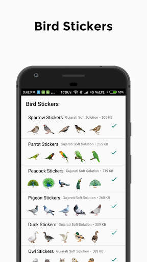 Bird Stickers screenshot 1