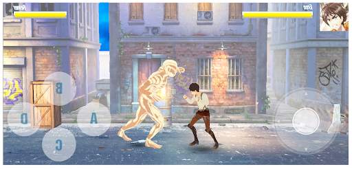 Attack on titan fighting game screenshot 3