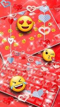 Red Heart Keyboard screenshot 3