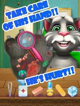 Talking Cat Hand Doctor - Hospital Care Game screenshot 1