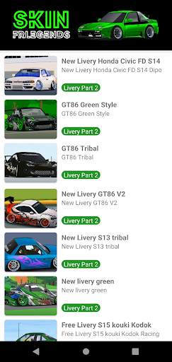Skin FRLegends Livery Mod screenshot 4