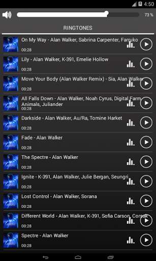 Alan Walker Ringtones Free screenshot 2