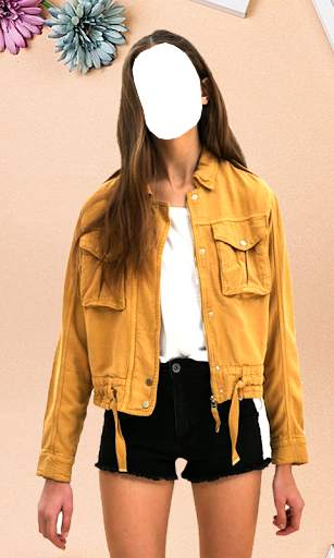Women Jeans Jacket Photo Montage скриншот 3