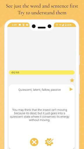 Vocabulary Flashcards скриншот 2