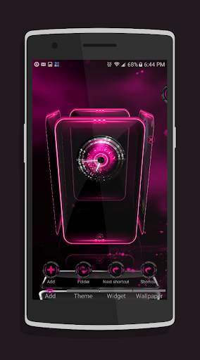 Alien Pink Next Launcher theme screenshot 3
