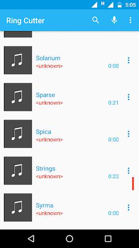 Ringtone Cutter 1 تصوير الشاشة