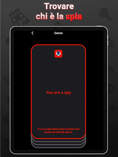Spia Gioco da tavolo per feste screenshot 6