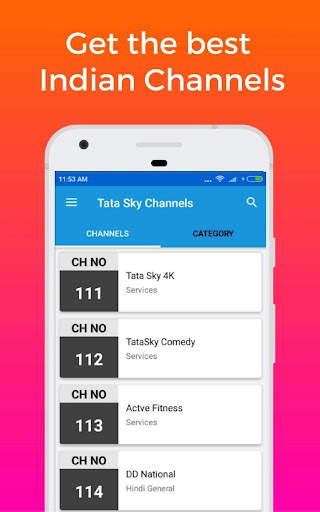 Channel List for Tata Sky India DTH screenshot 2