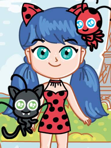 🐞 😺 Dress Up Makeup Game screenshot 1