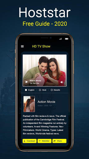 Hotstar Live TV HD Shows Guide For Free screenshot 3