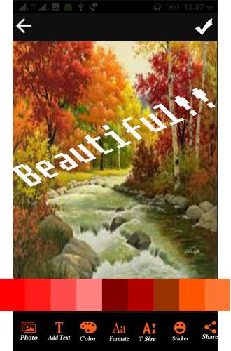 Photo Text Editor screenshot 2