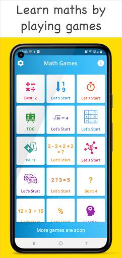Math games - Brain training screenshot 1
