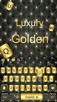 Luxury Gold Keyboard Theme screenshot 4