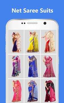 Net Saree Photo Suit Editor For Women screenshot 2