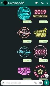 WhatsApp New Year Sticker - WAStickerApps screenshot 4