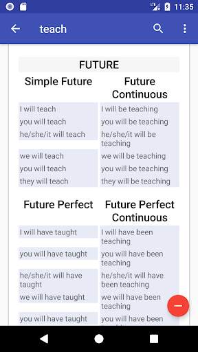 English Verbs screenshot 7