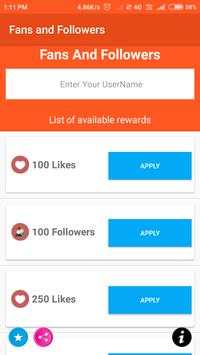 Fans And Followers for musically screenshot 1