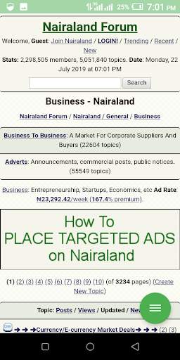 Nairaland App 4 تصوير الشاشة
