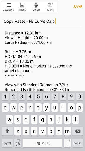 Flat Earth - Curve & Globe Calculator screenshot 4