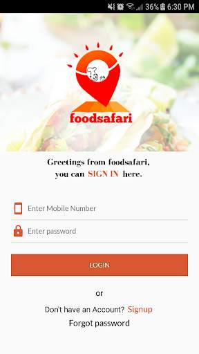 FOODSAFARI - Northeast's Food Delivery App screenshot 1