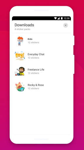 Vidio Stickers for WhatsApp screenshot 4