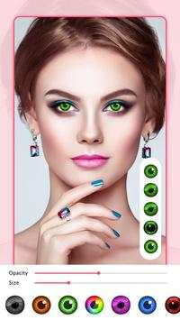 Hair & Eye Color Changer : Photo Editor 1 تصوير الشاشة