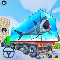 Sea Animal Transport Truck 3D logo