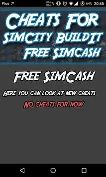 Cheats For SimCity BuildIt screenshot 1