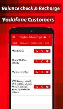 App for Vodafone Balance Check & Vodafone Recharge screenshot 1