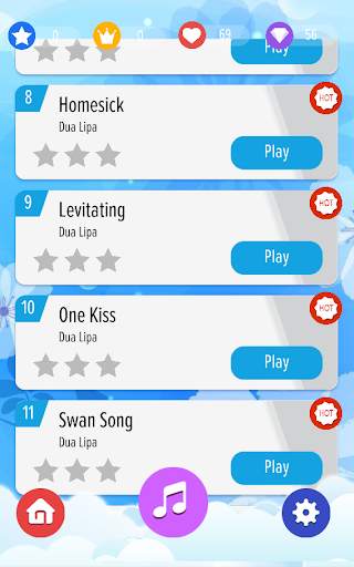 DUA LIPA Piano Tiles screenshot 4