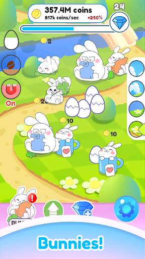 Lucky Bunny - Evolution Game screenshot 1