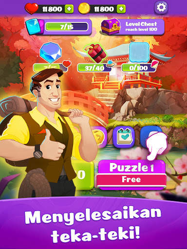 Link Pets: permainan teka-teki dengan haiwan zoo screenshot 6
