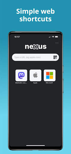 Nexus Web Browser screenshot 1