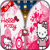Hello kitty Zipper verrouillage أيقونة