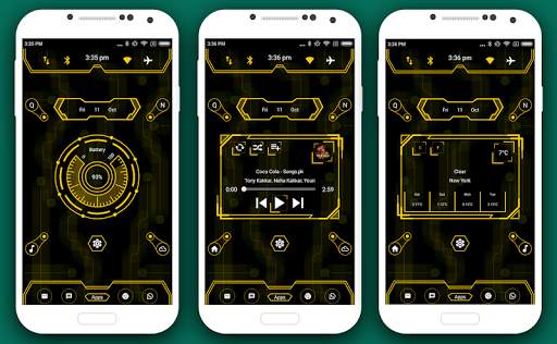 Visionary Launcher 4 - 2020- Hi-tech launcher screenshot 3