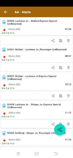Indian Rail Offline Time Table screenshot 5
