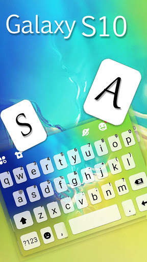 Galaxy S10 New Keyboard Theme screenshot 2