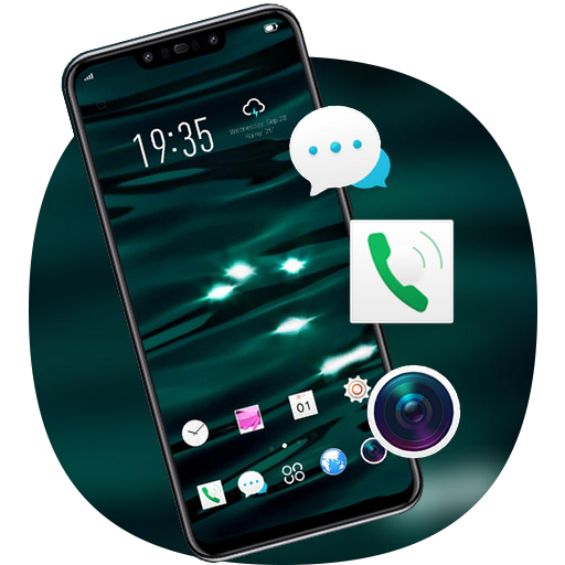 Abstract water ripple theme for Galaxy S7 Edge icon