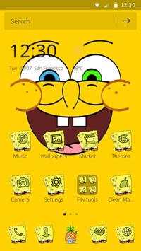 Cute Yellow Cartoon Theme screenshot 5