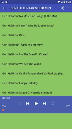 Gen Halilintar Musik Mp3 Cover screenshot 4