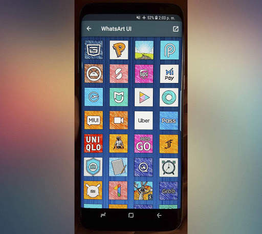 WhatsArt - Icon Pack 2 تصوير الشاشة