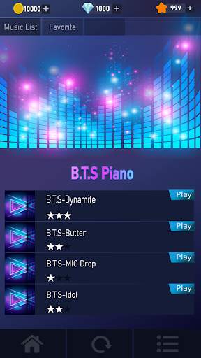 Bts Kpop Piano Tiles screenshot 1