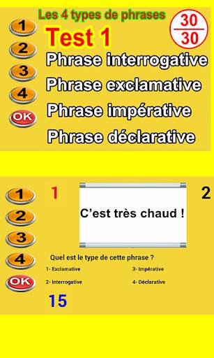 Apprendre les types de phrases screenshot 3