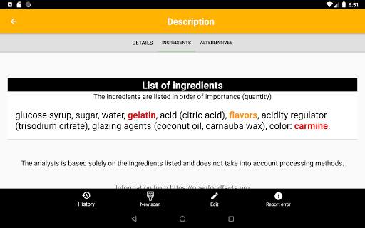 My Vegetarian Scanner screenshot 3