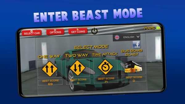 Highway Traffic HD Asphalt - Car with Hot Wheels screenshot 3
